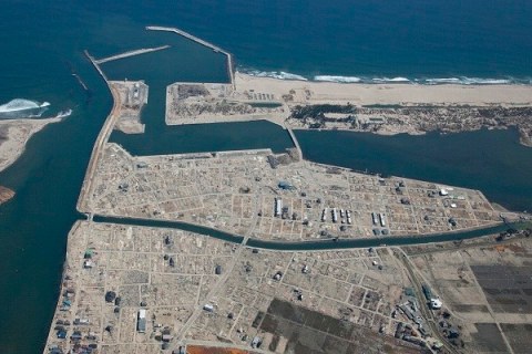 震災後の閖上（２０１１年４月） 名取市における東日本大震災の記録ホームページより